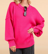 Load image into Gallery viewer, Oversized Basic Solid Sweater