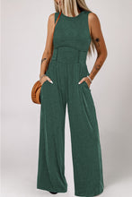 Load image into Gallery viewer, Sleeveless High Wasit Wide Leg Jumpsuit
