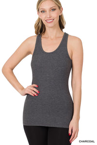 Ribbed Racerback Tank Top