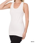 Load image into Gallery viewer, COTTON SPANDEX RACERBACK TANK
