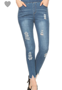 Skinny Denim Light Blue Jeggings