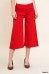 Load image into Gallery viewer, High Waisted Cropped Wide Leg Pants Elastic Waistband Back Pockets
